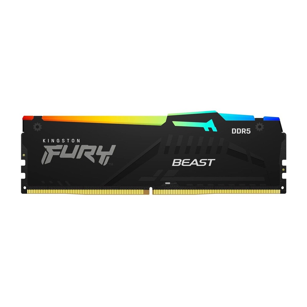 Kingston FURY Beast RGB 8GB DDR5 5200MT/s CL40 DIMM Desktop Memory KF552C40BBA-8